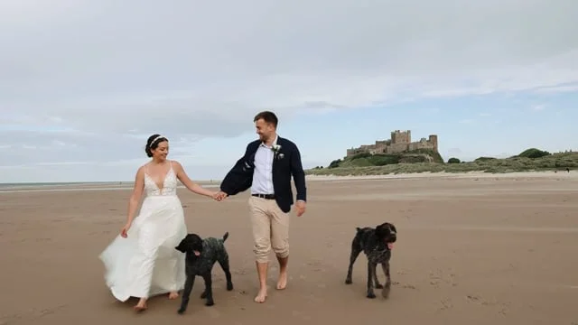 Wedding at Bamburgh Castle, Northumberland