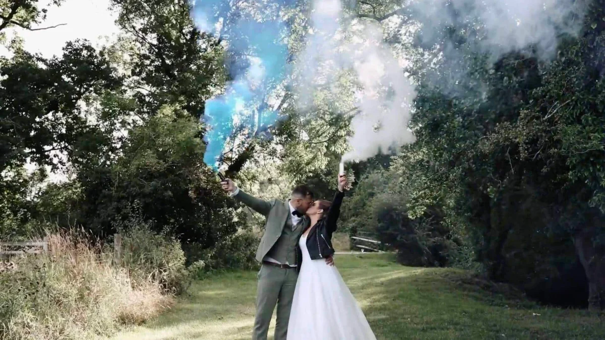 wedding videographer at swallows nest barn warwick 12 1